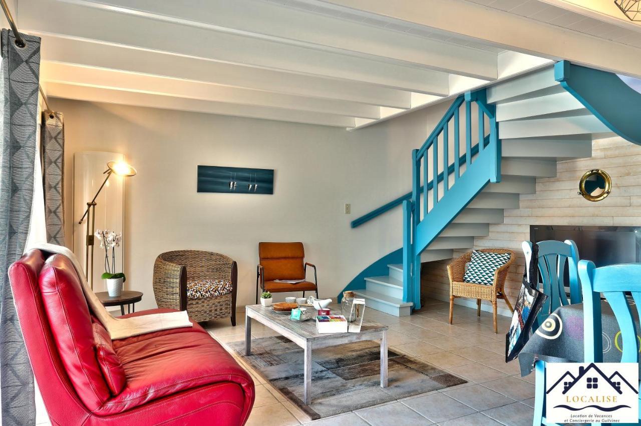 Localise - M3A La Maison Du Pecheur Au Guilvinec - Chambres Vue Mer - A 20M De La Mer Situee A La Pointe De Men Meur - Tout A Pied, Plage, Port, Centre, Commerces, Marche - Wifi Inclus - Linge De Lit Inclus - Jardin Clos - En Option , Menage Et Servi Экстерьер фото
