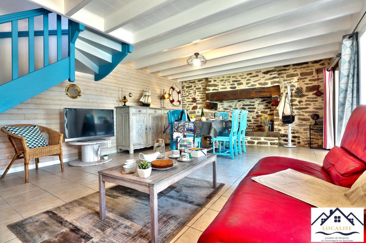 Localise - M3A La Maison Du Pecheur Au Guilvinec - Chambres Vue Mer - A 20M De La Mer Situee A La Pointe De Men Meur - Tout A Pied, Plage, Port, Centre, Commerces, Marche - Wifi Inclus - Linge De Lit Inclus - Jardin Clos - En Option , Menage Et Servi Экстерьер фото