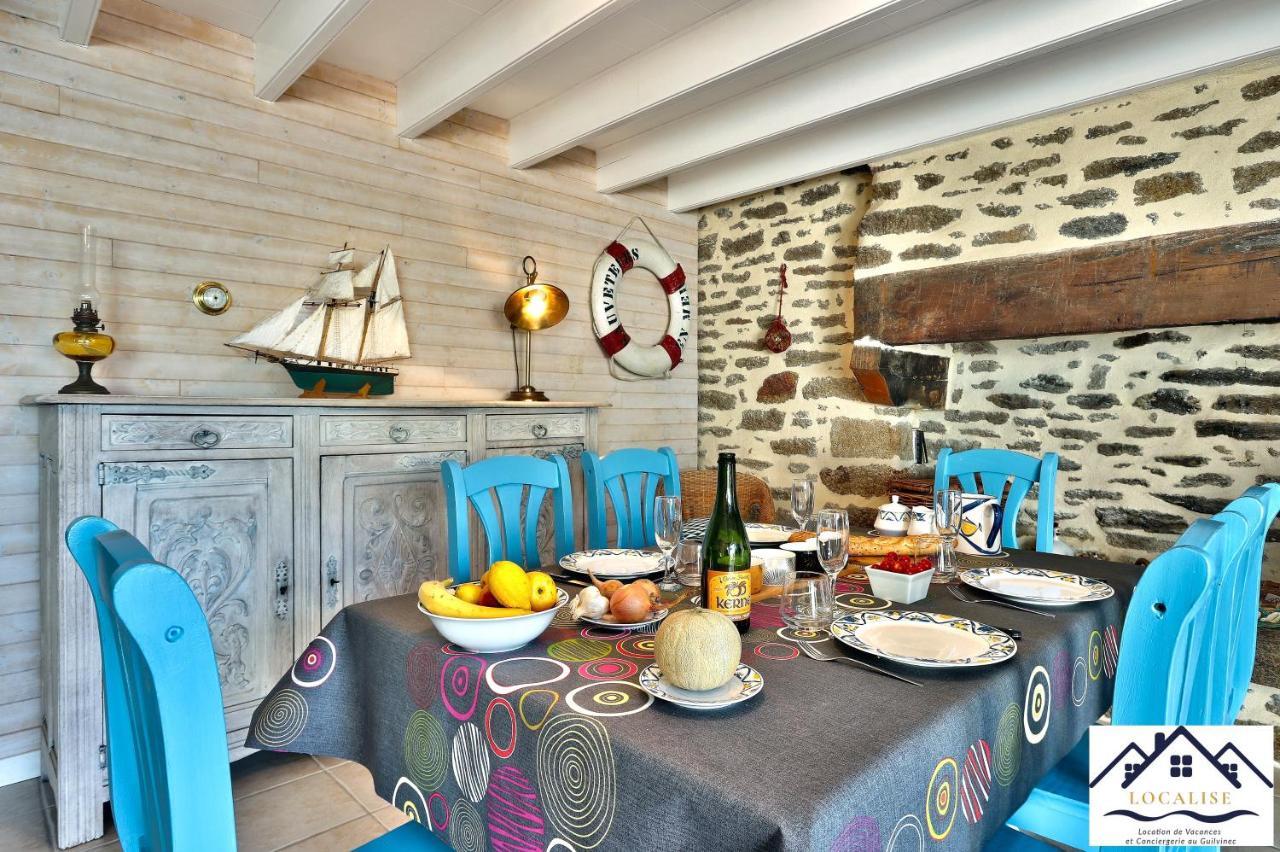 Localise - M3A La Maison Du Pecheur Au Guilvinec - Chambres Vue Mer - A 20M De La Mer Situee A La Pointe De Men Meur - Tout A Pied, Plage, Port, Centre, Commerces, Marche - Wifi Inclus - Linge De Lit Inclus - Jardin Clos - En Option , Menage Et Servi Экстерьер фото