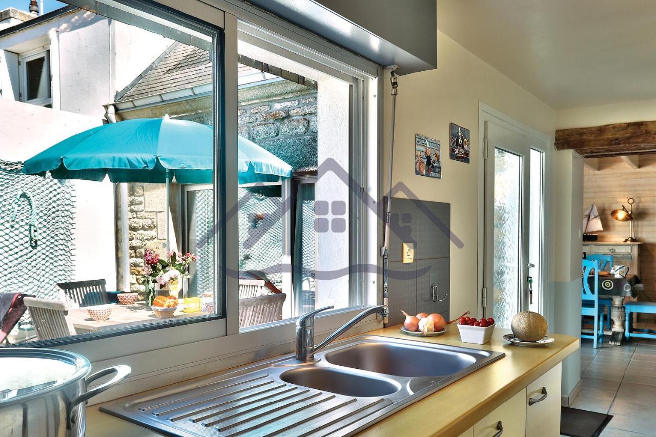 Localise - M3A La Maison Du Pecheur Au Guilvinec - Chambres Vue Mer - A 20M De La Mer Situee A La Pointe De Men Meur - Tout A Pied, Plage, Port, Centre, Commerces, Marche - Wifi Inclus - Linge De Lit Inclus - Jardin Clos - En Option , Menage Et Servi Экстерьер фото
