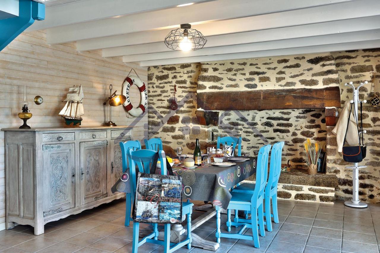 Localise - M3A La Maison Du Pecheur Au Guilvinec - Chambres Vue Mer - A 20M De La Mer Situee A La Pointe De Men Meur - Tout A Pied, Plage, Port, Centre, Commerces, Marche - Wifi Inclus - Linge De Lit Inclus - Jardin Clos - En Option , Menage Et Servi Экстерьер фото